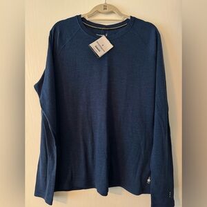 Smartwool Merino Blue Long Sleeve Baselayer